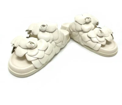 Sandales Valentino Garavani Atelier Rose Edition Neuf Femme 36 Blanc - Photo 1/4