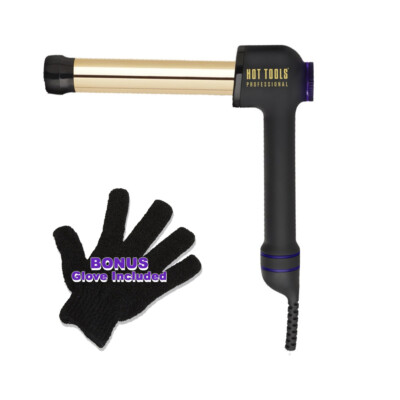 Hot Tools Professional 24k Gold 1 1/4'' Curl Bar #HTCURL1110 - Dual Voltage