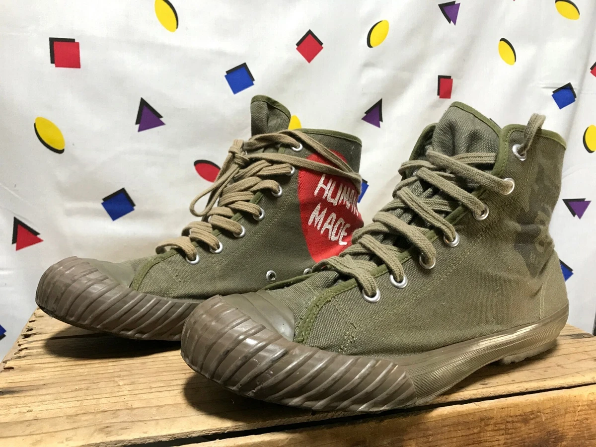 Canvas store military shoes