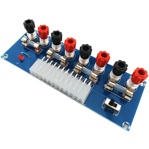 ATX Power Supply Unit Breakout Board 24pin XH-M229 DC 3.3V 5V 12V -12V Adapter - Afbeelding 1 van 7