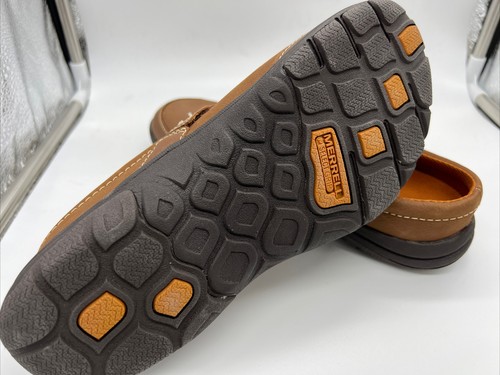 Merrell Women's Dassie Leather Slide Brown Oak Slip On Clog Mules Size 6 J69088 - Picture 10 of 10