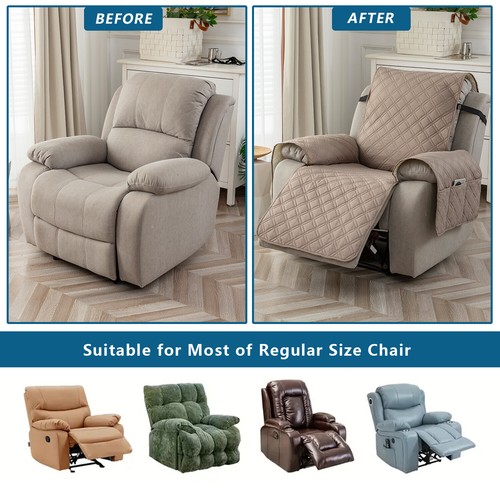 100% Waterproof Recliner Chair Cover Non Slip Recliner Covers for Recliner Chair - Picture 36 of 93