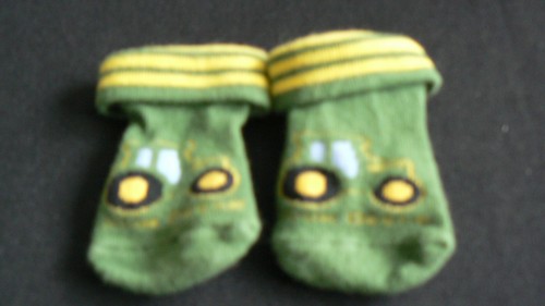Deere Tractor Logotipo Verde Recién Nacido Botines Calcetines | eBay
