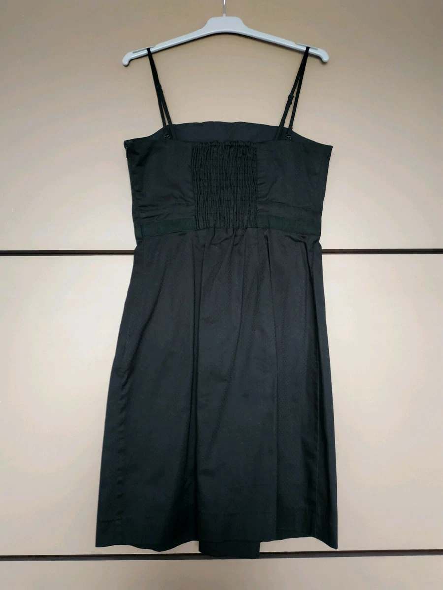 Robe bustier noire. Midi Mini t Casual Cocktail Bretelles Dos nu