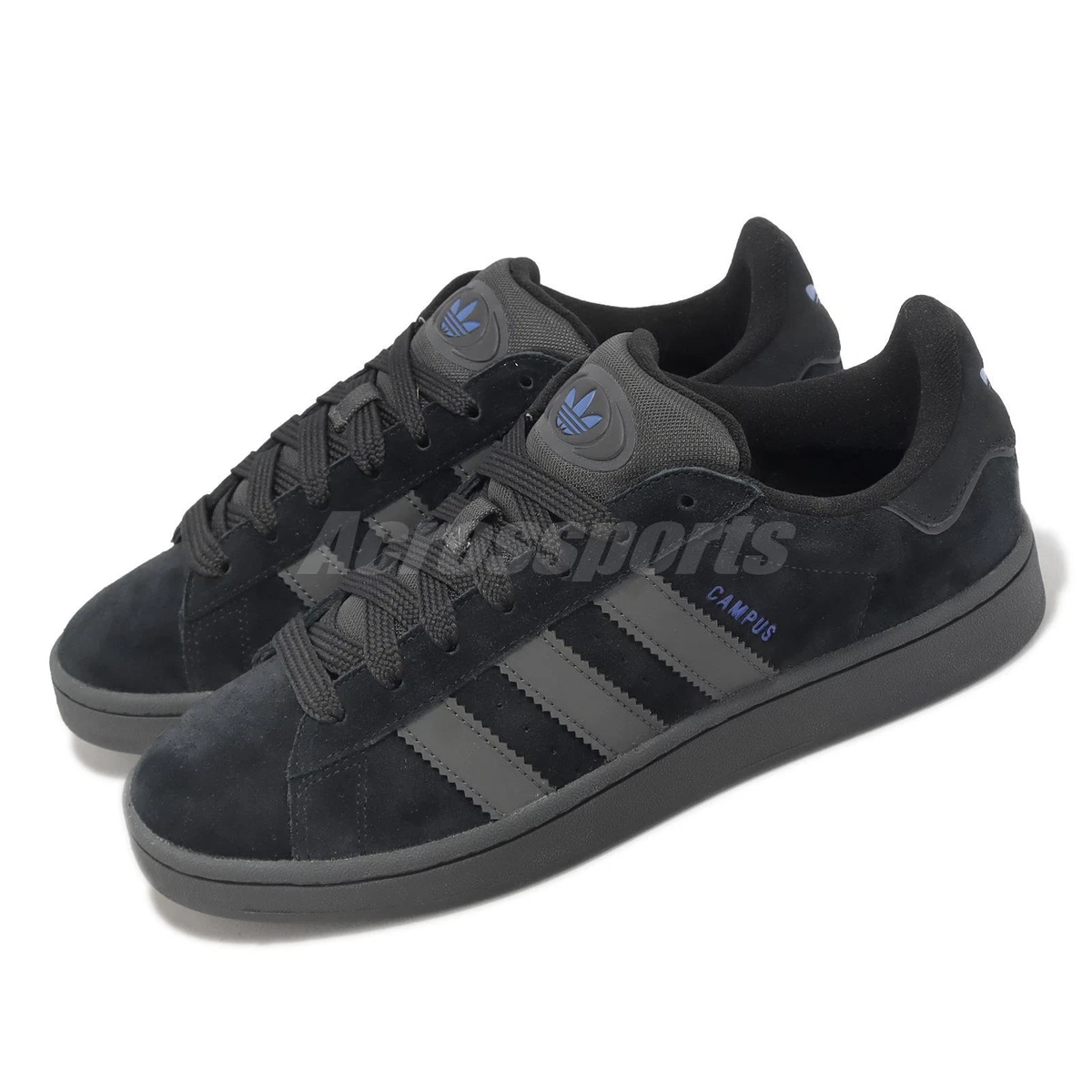 adidas Originals Campus 00s Black Carbon Lucid Blue Men Reflective Casual  ID2064