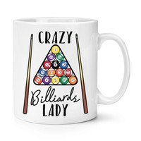 VerrüCkte Billard Damen 284Ml Becher Tasse - Lustig