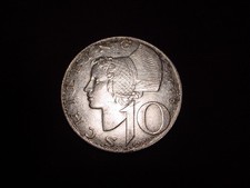 1959 10 SCHILLING - AUSTRIA - 0.640 SILVER