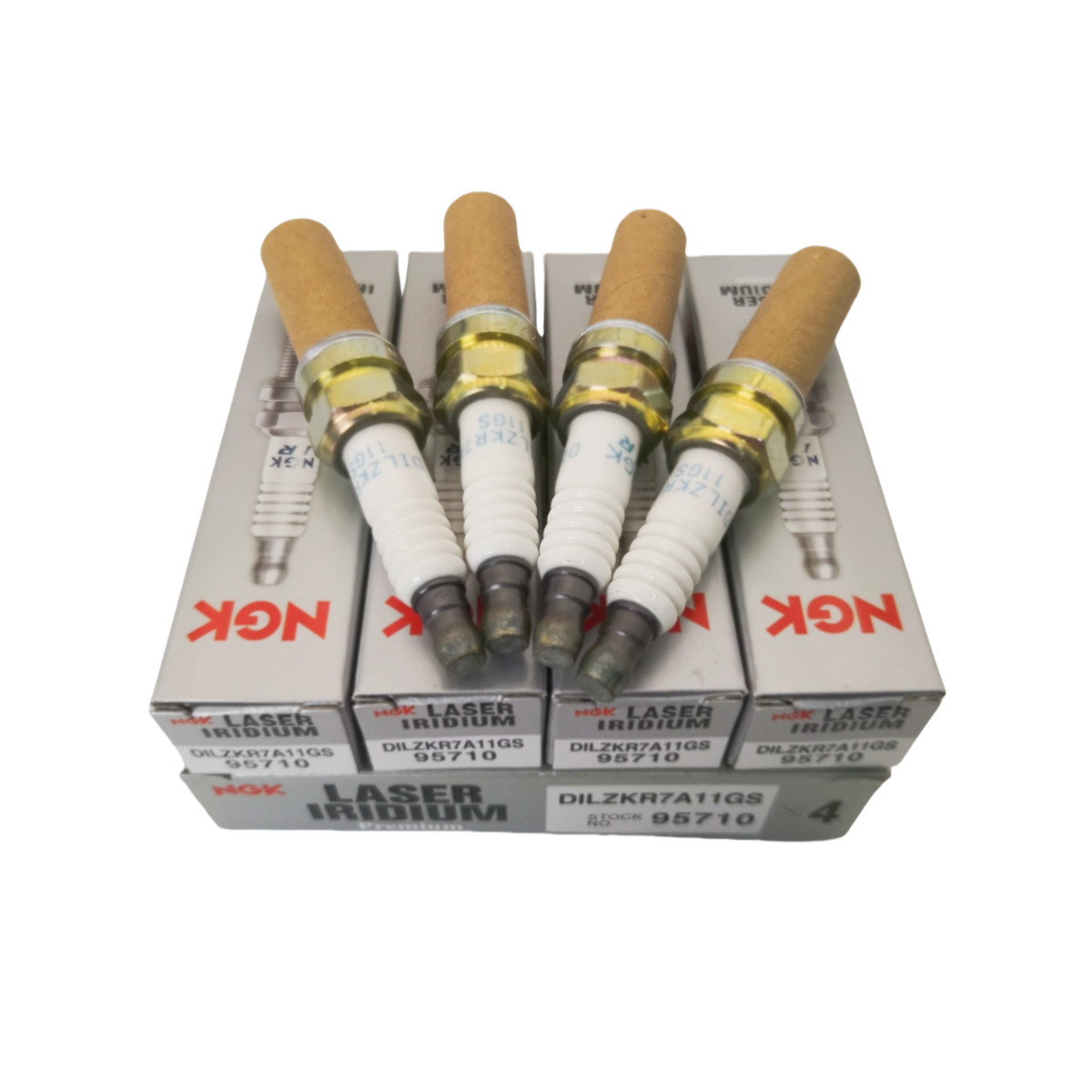 OEM 4PCS LASER IRIDIUM fit for NGK SPARK PLUGS  DILZKR7B11GS 95710 US NEW