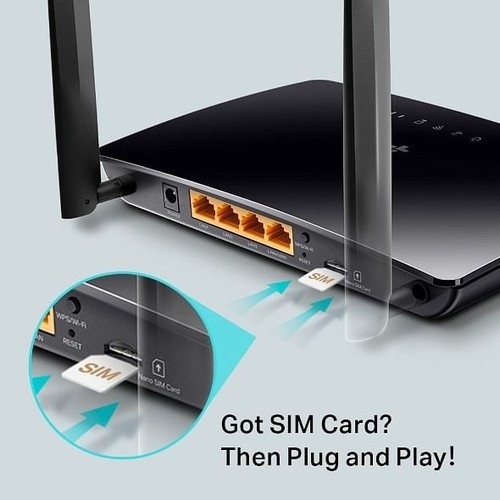 TP-Link Archer MR202 AC750 Wireless Dual Band 4G LTE Router - Picture 4 of 8