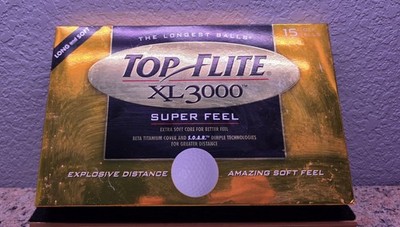 Top Flite XL 3000 Super FeelGolf Balls - Ultimate Accuracy & High Performance 
