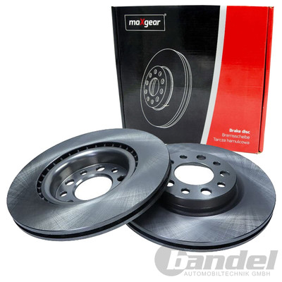 2X MAXGEAR BREMSSCHEBEIBEN 292mm BELÜFTET HINTEN PASSEND FÜR ALFA ROMEO 159