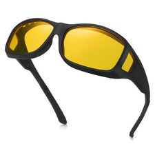 Night Vision Driving Glasses Fit Over Glasses for Men Women Anti Glare Polari...