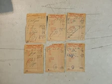 Vintage 1950's Hinebauch's Gourmet Shoppe Bread & Donuts Receipts. Sunbury, PA 