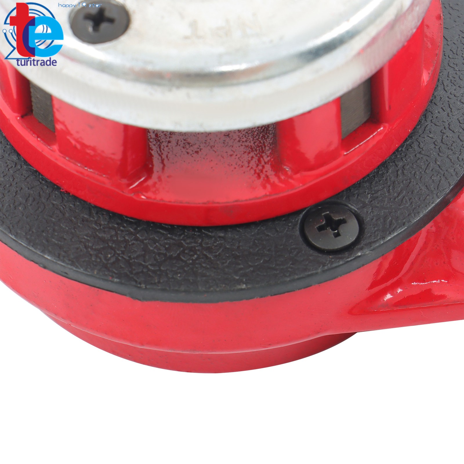 Pipe Threader 1/2" 3/4" 1" NPT Pipe Threading Tool Manual Ratchet With 3 Dies