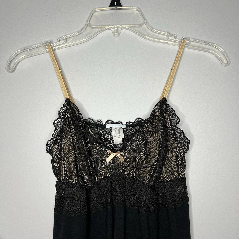 Sexy Camisón Eberjey Babydoll Encaje Camiseta sin Mangas Chemise Grande Ajustable Salir Foto 3 de 4