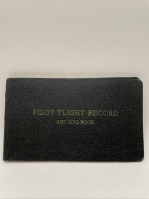 Vintage 1946 Pilot Flight Record And Log Book Type AP-3 Snyder Aircraft Corp