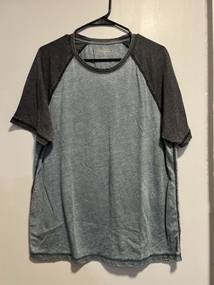 Flag & Anthem Men's Gray Dark Gray Solid Crew Neck Short Sleeve T-Shirt L