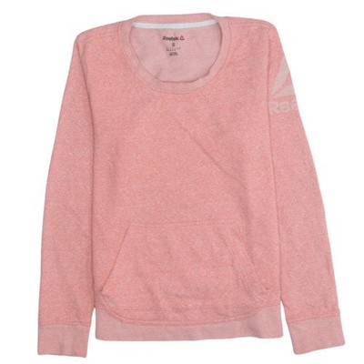 Reebok Pullover Sweatshirt Damen UK Größe S Rosa