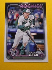 2024 Topps Update Series - Rookie Debut Jordan Beck #US198 (RC)