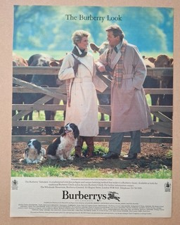 Burberrys Fashion Original UK Press Advert 1985