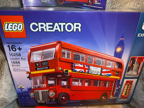 RETIRED LEGO 10258 CREATOR EXPERT LONDON BUS - COMPLETE SET W/ BOX & MANUAL