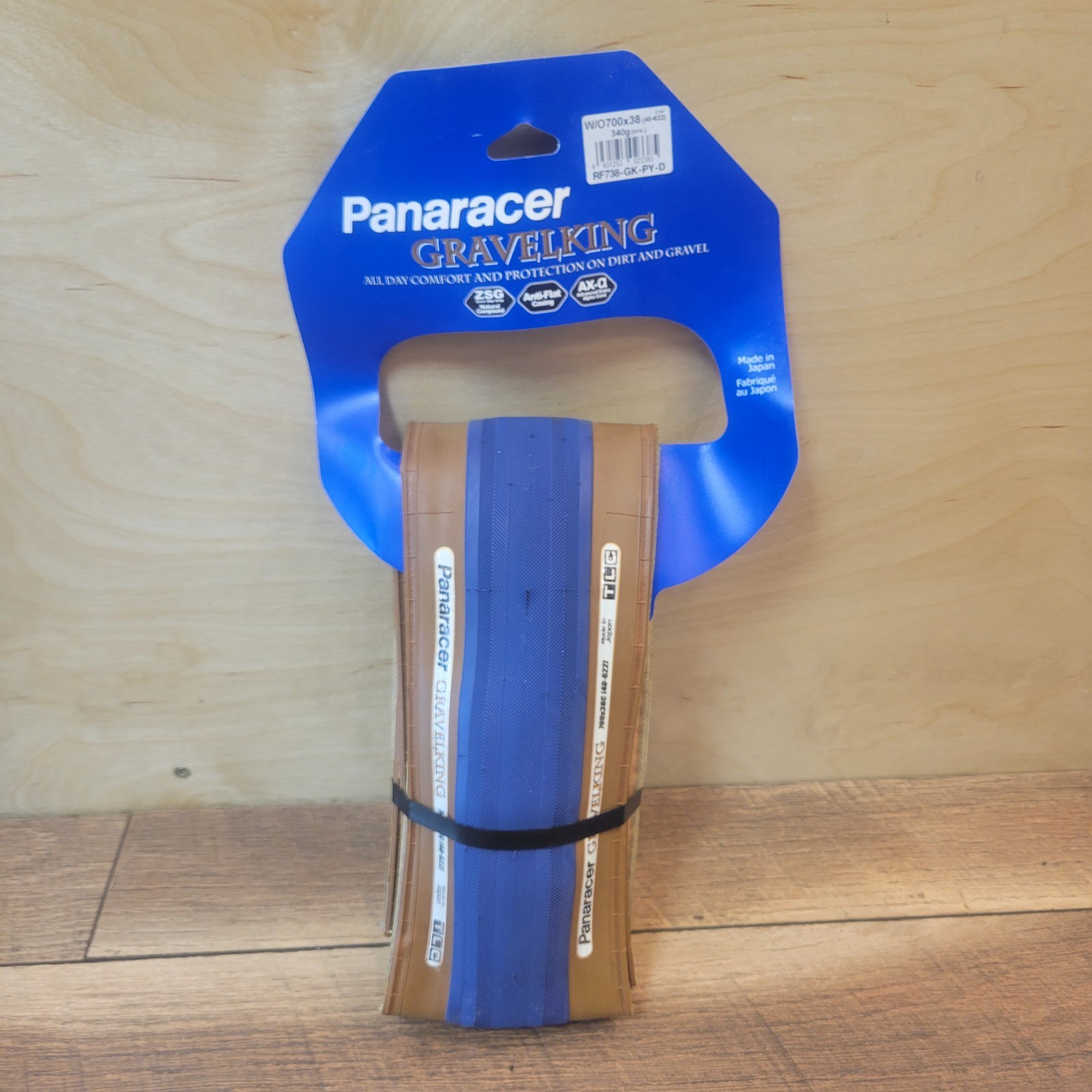 NEW Panaracer Gravelking Slick Gravel/Road Tire 700x38c, Pansy Blue
