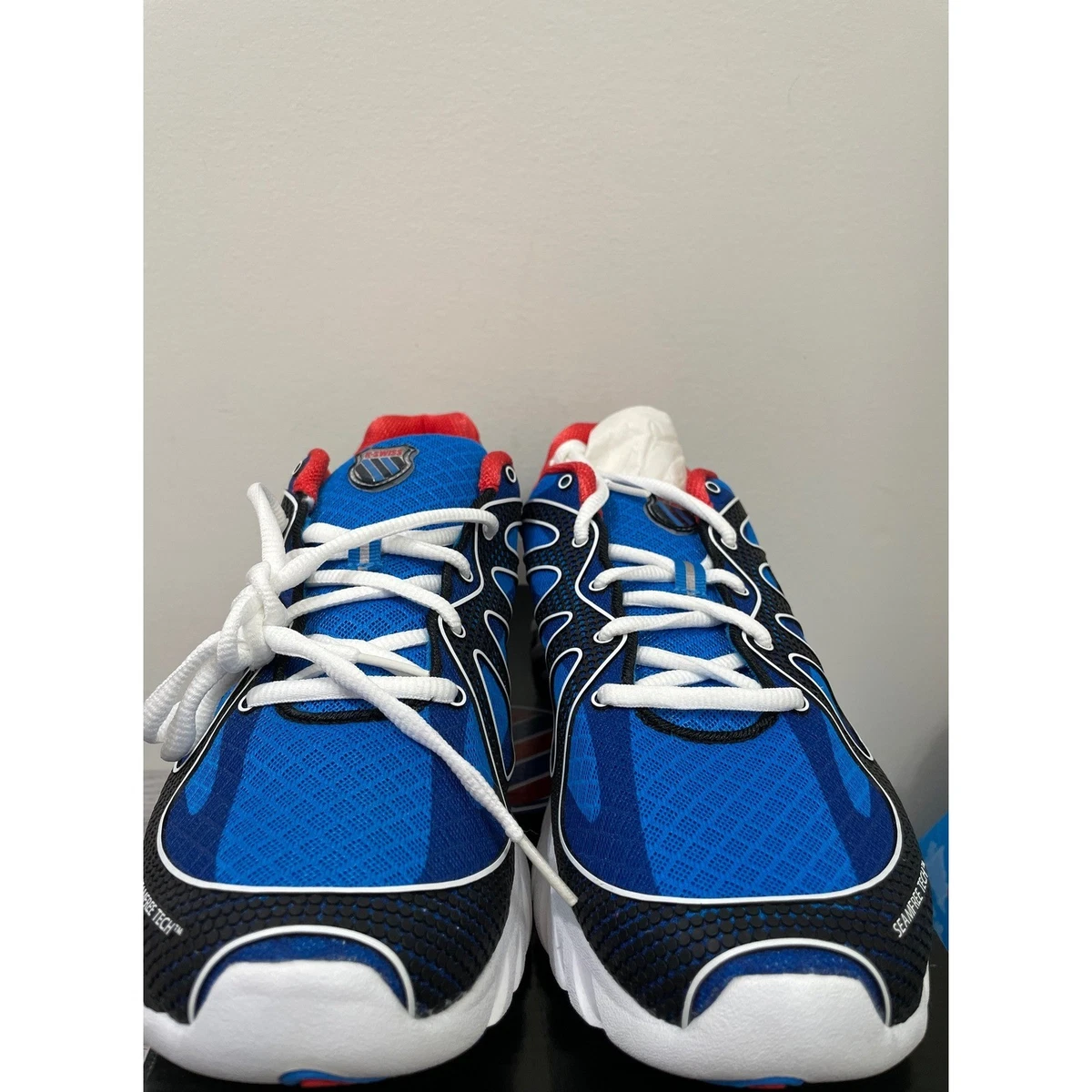 K-Swiss Kwicky Blade-Light SU2C Mens Running Shoes 8 Orange Grey 02941044 k swiss blade light products for sale | eBay main image 4