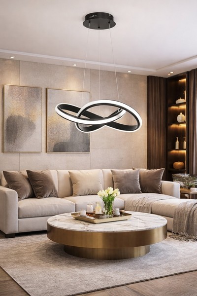 Wofi Pendelleuchte Pendellampe Led HäNgeleuchte Dimmbar HäNgelampe-image