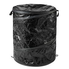 Collapsible Trash Can 44gal Portable Garbage Can Outdoor Bin with Lid Black 