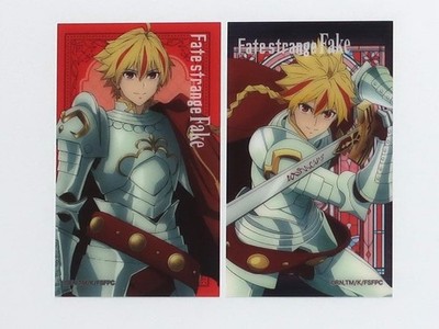 Fate/strange Fake Saber Clear Sheet Set 2 Pieces Anime Merch