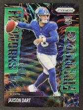 2025 Panini Prizm #6 Jaxson Dart Fireworks Green Wave