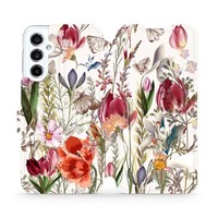 HandyhüLle Mit Klappe FüR Galaxy M34 5G Mobiwear Case Cover Etui Blumenstrauß