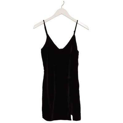 Reformation, Cocktailkleid, Größe: XS, Schwarz, Einfarbig, Samt, Damen #Osx