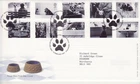 GB Stamps First Day Cover Cats and Dogs, pets, animals SHS Paw Print 2001