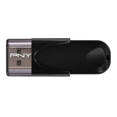 PNY Attaché 4 schwarz 64GB, USB-A 2.0 - Bild 1 von 2