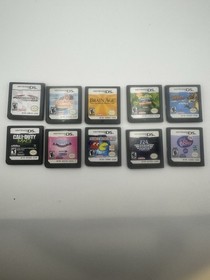 Nintendo 3DS Midnight Purple Bundle w/ Charger & 21 Games Tested Working
