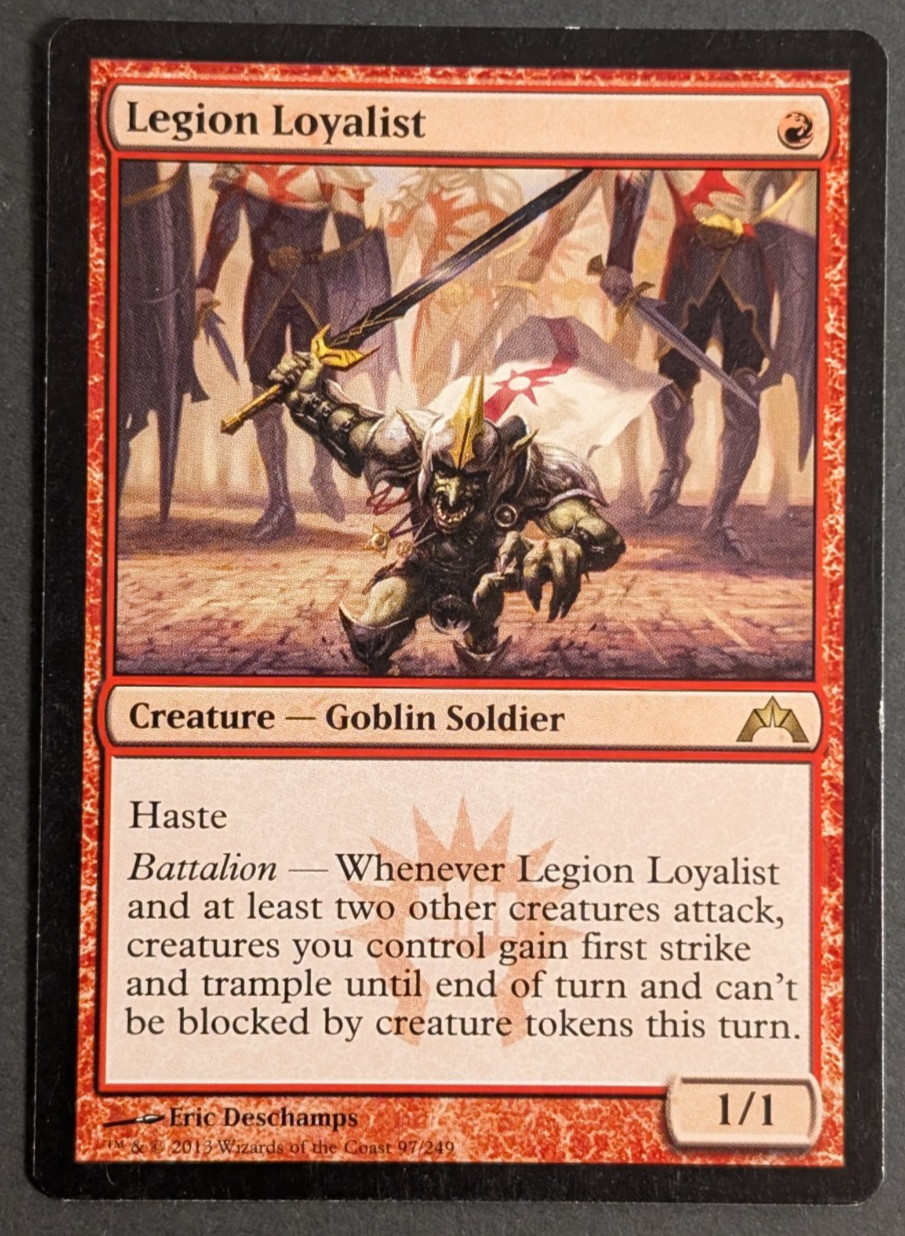 MTG Card - 1x Legion Loyalist - Gatecrash - LP - Rare Red - Magic The Gathering