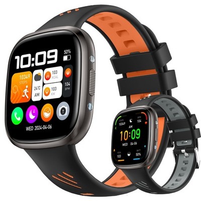 Bluetooth Smartwatch Herren Damen mit Telefonfunktion Sprachassiste Blutdruck