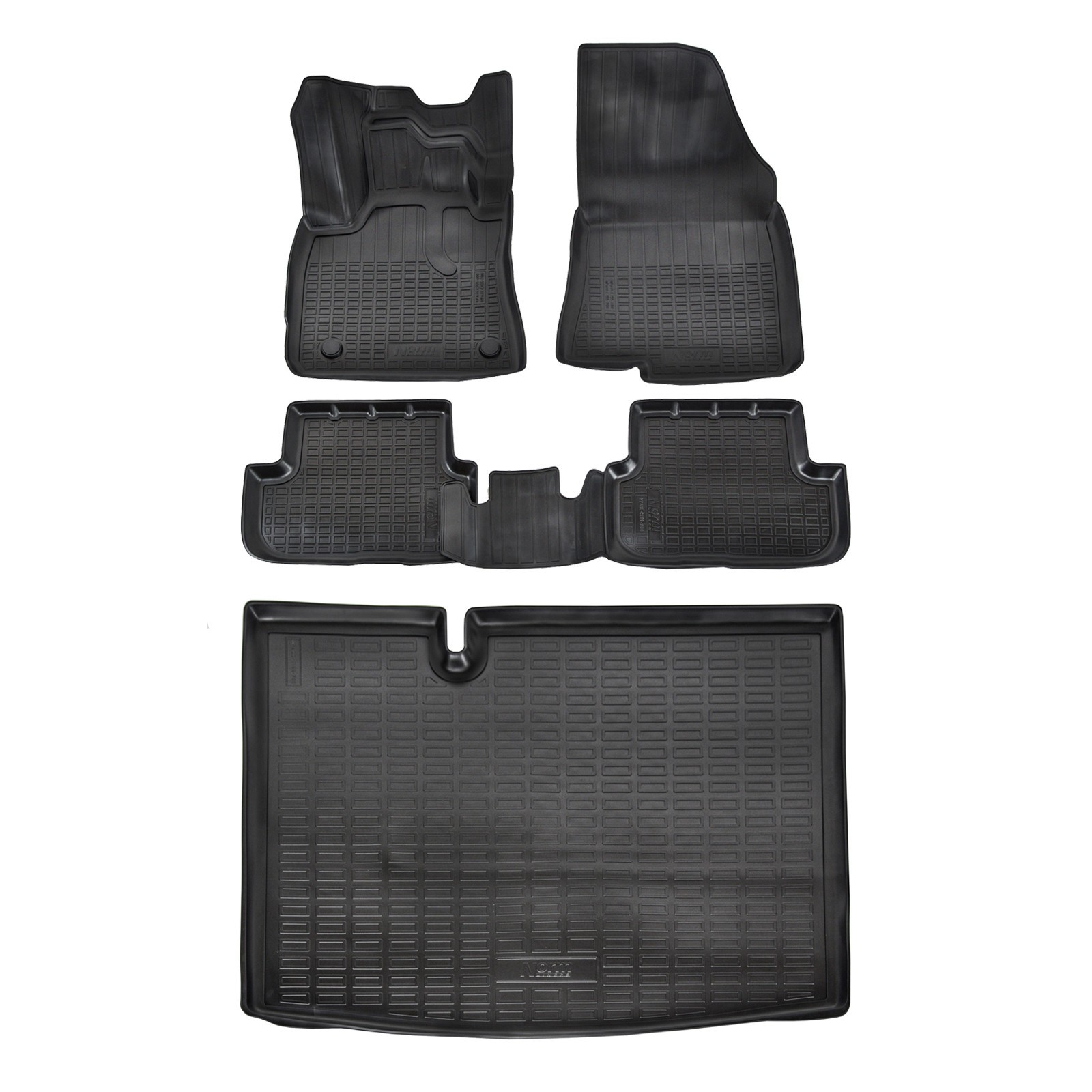 Tapis de sol caoutchouc pour Dacia Sandero 3 finition NORM haute résistance
