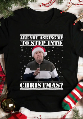 Step Into Christmas Smithy & Nessa T-Shirt, Funny Vintage 90s Meme Tee
