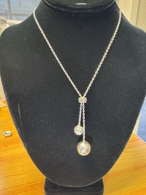 Lois Hill Sterling Silver Chain Pendant Necklace