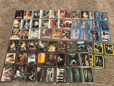 Vintage 1970-90's Battlestar Galactica, Close Encounters, Richard Petty Cards