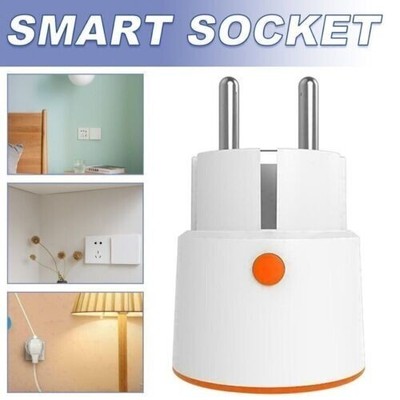 16A Tuya Zigbee Smart Home Steckdose Power Timer Control EU Stecker für Alexa A