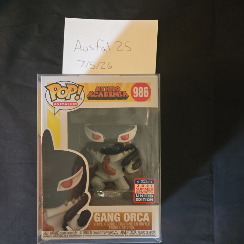 Funko Pop! Vinyl: My Hero Academia - Gang Orca (Summer Convention) - Hot...