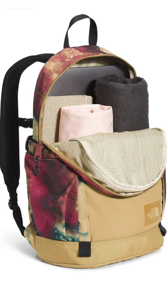 Mochila de día The North Face estampado tinte hielo/tostado antílope nueva con etiquetas $99 Foto 4 de 4