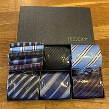 5 NEW Long Mens Ties XL Silk Tie w/ Pocket Square Set Collection Various Colors