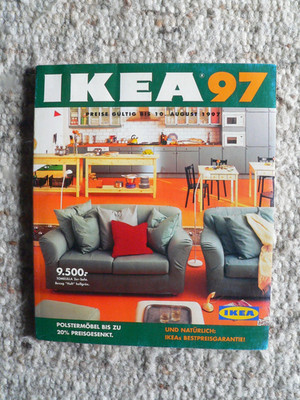 Ikea97 Katalog von 1997, Möbelkatalog Vintage gebraucht, guter Zustand