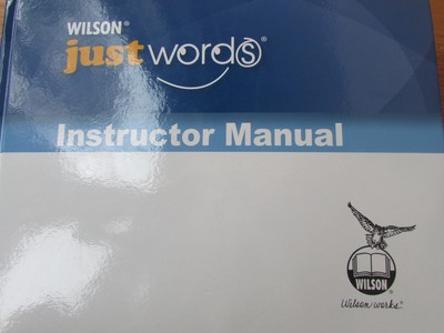 Wilson Just Words, Instructor Manual Hardbound