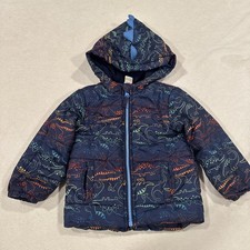 Little Me Dinosaur Puffer Jacket Toddler Size 18M