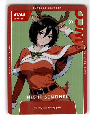 Otaku Box Limited Edition Club Collectible  Card  41/44  Night Sentinel